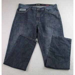 Ecko Unltd Jeans‎ Mens 38 Dark Wash Athletic Fit Rhino Logo Back Pocket